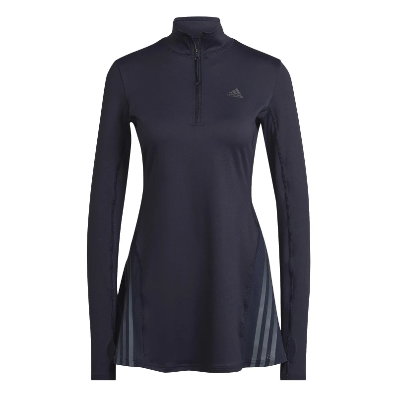 Image of adidas 3 Stripe Dress Womens - Blue Blue 2XS