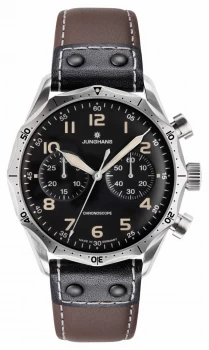 Image of Junghans Mens Chronograph Automatic Meister Pilot 027/3591 Watch
