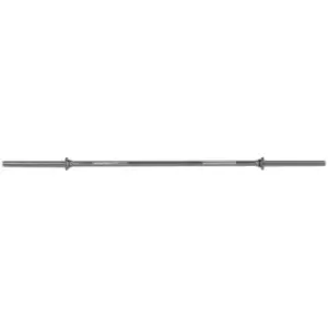 Image of York Fitness 6ft (182cm) Standard 1" Spinlock Barbell Bar with collars