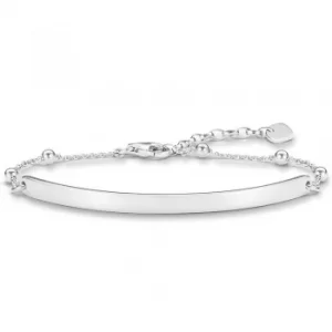 Image of THOMAS SABO Silver Love Bridge Bar Ball Bracelet LBA0044-001-12