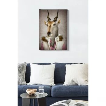 Image of Kanvas Tablo (50 x 70) - 77 Multicolor Decorative Canvas Painting