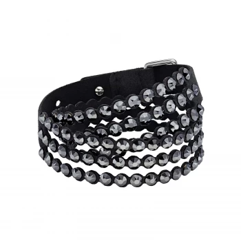 Image of Swarovski Power Black Double Wrap Bracelet 5512512 Jewellery