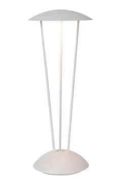 Image of Renee Modern Rechargeable Table lamp Outdoor - LED Dim. 2700K/3000K IP54 - Wireless charging pad - White