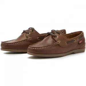 Image of Chatham Womens Willow Boat Shoes Brown 7 (EU41)