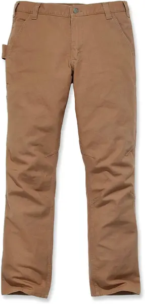 Image of Carhartt Straight Fit Stretch Duck Pants, brown, Size 42