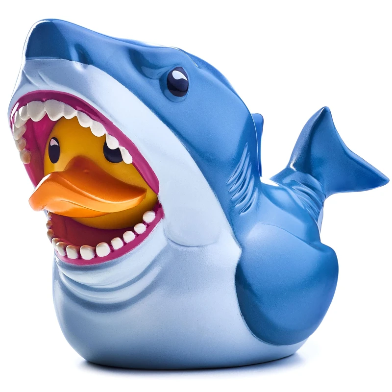 Image of TUBBZ Boxed Edition Bruce the Shark Collectible Vinyl Rubber Duck Figure - Official Jaws Merchandise - TV Movies & Video Games