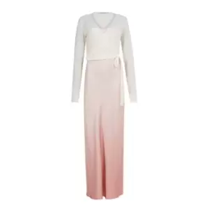 Image of AllSaints AllSaints Ombre Dress Womens - Pink