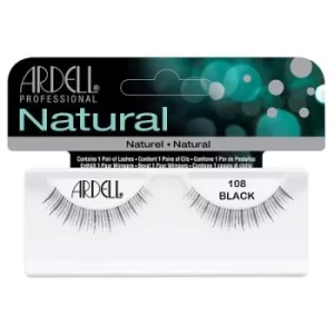 Image of Ardell Natural Lashes 108 Demi Black 1pcs
