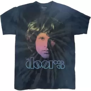 Image of The Doors - Jim Halftone Gradient Unisex Medium T-Shirt - Blue