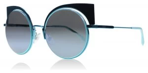 Image of Fendi 0177/S Sunglasses Aqua W5I 53mm