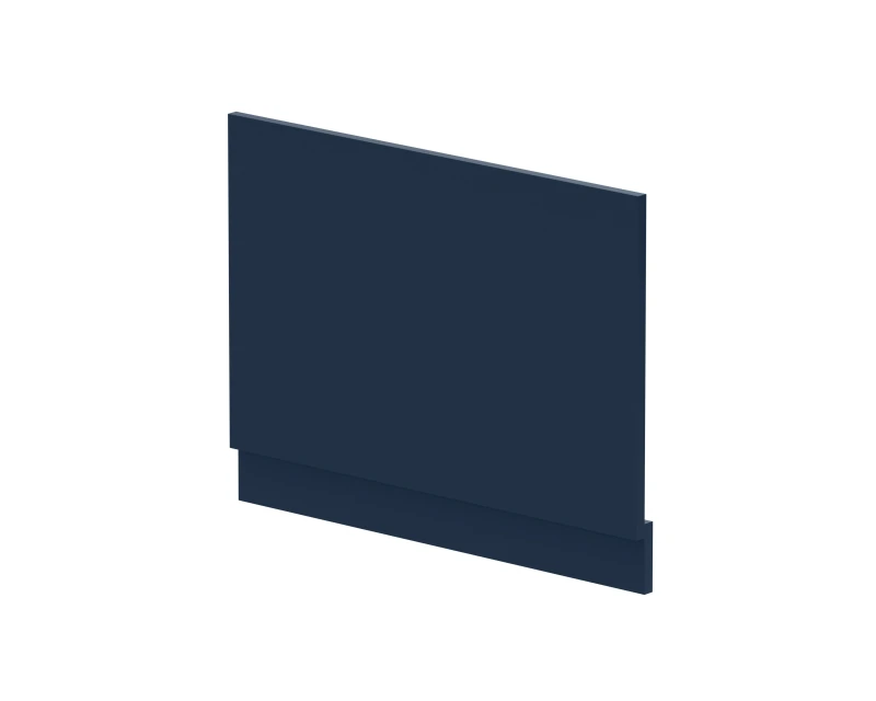 Image of Balterley Edge/Power Straight End Bath Panel & Plinth, 750mm - Matt Midnight Blue Blue unisex