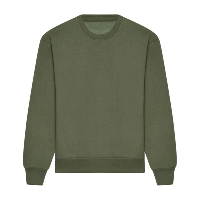 Image of AWDis AWDis Men Signature Heavyweight Sweatshirt in Green Size: Medium Green M Male 5063750271507