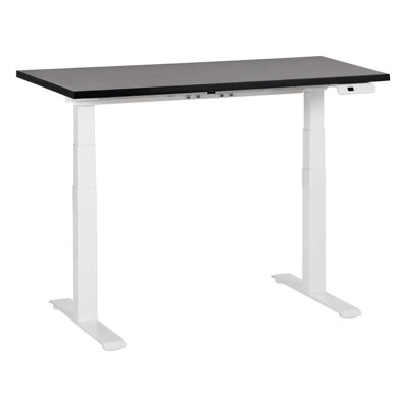 Image of Beliani Electric Adjustable Standing Desk Destines Black/ White 120 Cm 72 Cm