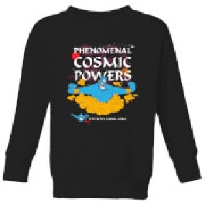 Image of Disney Aladdin Phenomenal Cosmic Power Kids Sweatshirt - Black - 3-4 Years