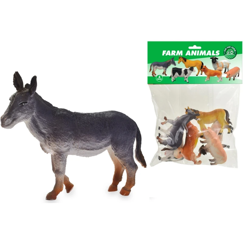 Image of Kandytoys 6 Farm Animal Toys Play Sets One Size Multi 41260599000