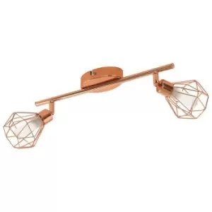 Image of Netlighting Zapata LED 2 Light Spotlight Copper, G9