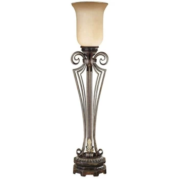 Image of Corinthia - 1 Light Table Lamp Bronze, E14 - Elstead