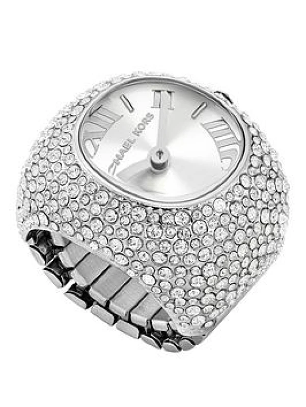 Image of Michael Kors Rylee Two-Hand Stainless Steel Watch Ring MK4848 MK4848