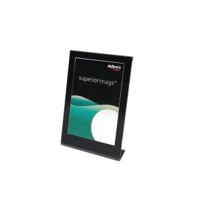 Image of Deflecto A4 Sign Holder Black Clear DE69775EU