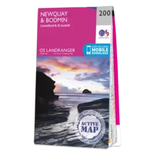 Image of Map of Newquay & Bodmin