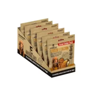 Image of Rosewood Natural Eats Chicken and Calcium Drumstick Dog Treats Ex...