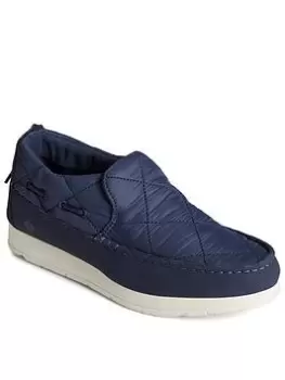 Image of SPERRY Moc-sider Nylon Quilted Chukka, Navy, Size 5, Women