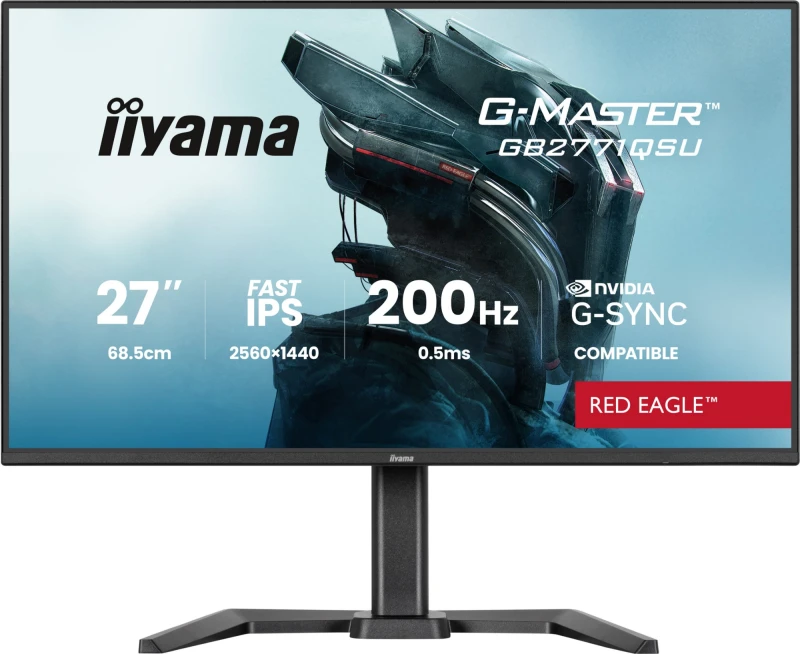 Image of iiyama G-MASTER GB2771QSU-B1 computer monitor 68.6cm (27") 2560