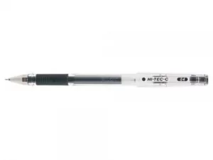 Image of Pilot Begreeen Hi-Tec C Grip Rollerball 0.4mm Black PK10