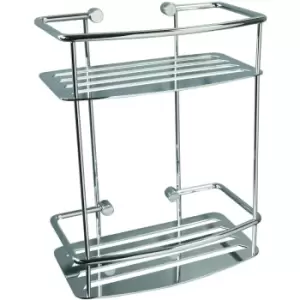 Image of Miller Classic D Shape Shower Shelf 2 Tier