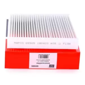 Image of MAPCO Pollen filter 65505 Filter, interior air,Cabin filter FIAT,HONDA,SUZUKI,Sedici (FY_),Jazz II Schragheck (GD_, GE3, GE2)