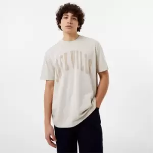 Image of Jack Wills Uneven Dye T-Shirt - Beige