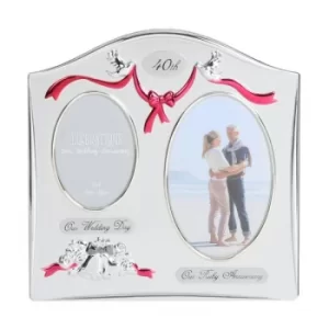 Image of Double Aperture 40th Anniversary Photo Frame