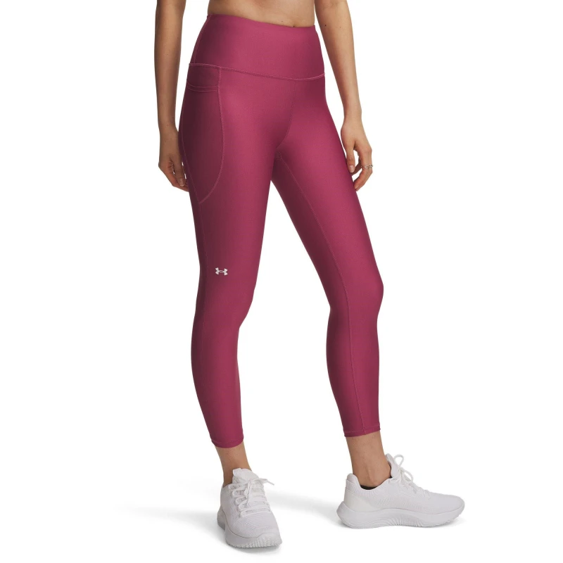 Image of Under Armour Tech Hi Ankle Leggings Women Red C659 S