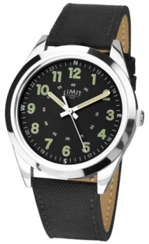 Image of Limit Mens Black Leather Strap 5950.01 Watch