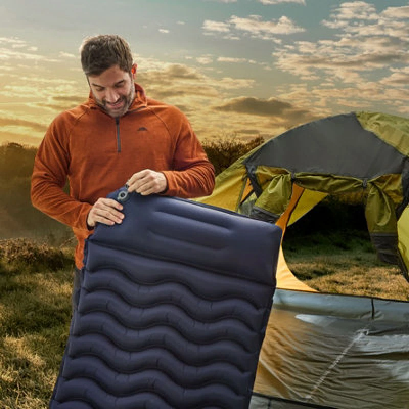 Image of Silentnight Camping Collection Sleeping Mat - Navy - Single