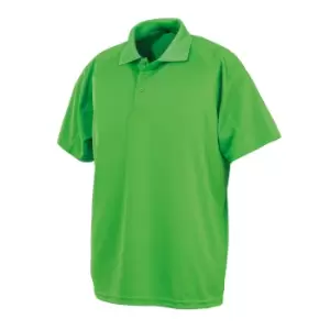 Image of Spiro Unisex Adults Impact Performance Aircool Polo Shirt (M) (Lime Punch)