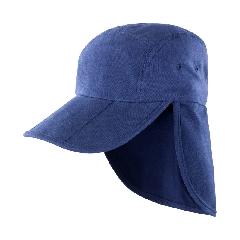 Image of Result Result Men Fold Up Legionnaire Hat in Blue Blue One Size Male 5063470496136