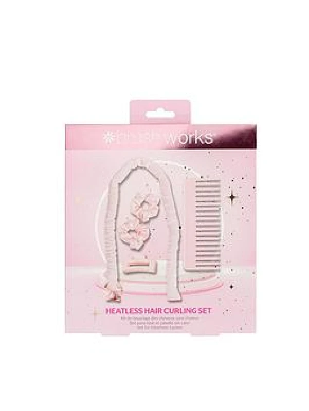 Image of brushworks Heatless Hair Curling Set 5 pcs