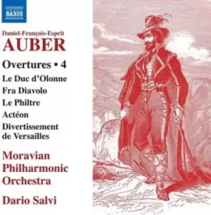 Image of Daniel-Francois-Esprit Auber Overtures - Volume 4 by Daniel-Francois-Esprit Auber CD Album