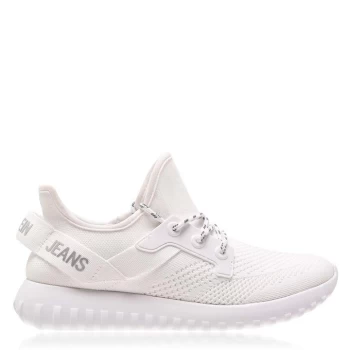 Image of Calvin Klein Jeans Rejan Knit Sock Trainers - White