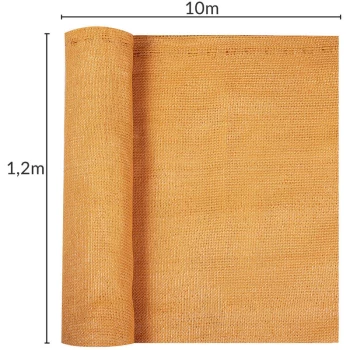 Image of Shade Net, Balcony Covering 1-1.2-1.4x10m Beige 1,2x10 m (de) - Detex
