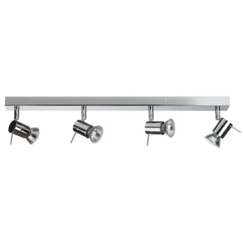 Image of Linea Verdace Lighting - Linea Verdace Penna 4 Light Spotlight Bar Chrome