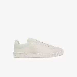 Image of Lacoste Mens Court Zero Leather Trainers Size 8 UK Off White