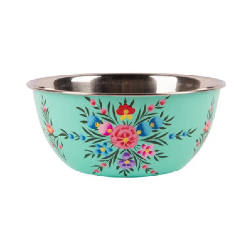 Image of Billycan Picnic Bowl - 21.5Cm - Mint Pansy