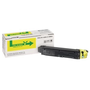 Image of Kyocera TK5160Y 1T02NTANL0 Yellow Laser Toner Ink Cartridge
