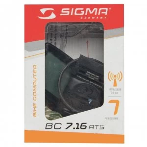 Image of Sigma BC 7.16 ATS Cycle Computer - Black