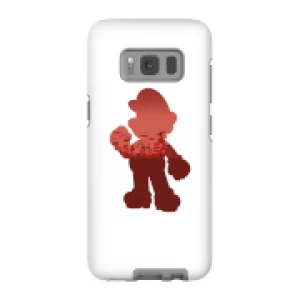 Image of Nintendo Super Mario Mario Silhouette Phone Case - Samsung S8 - Tough Case - Matte