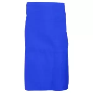 Image of Dennys Adults Unisex Catering Waist Apron With Pocket (Pack of 2) (One Size) (Sapphire)