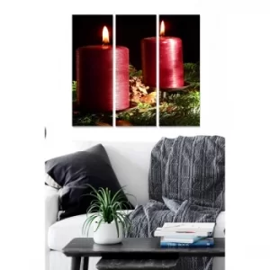 Image of MDF1879767 Multicolor Decorative MDF Painting (3 Pieces)