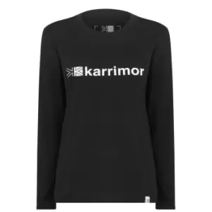 Image of Karrimor Long Sleeve T Shirt Womens - Black